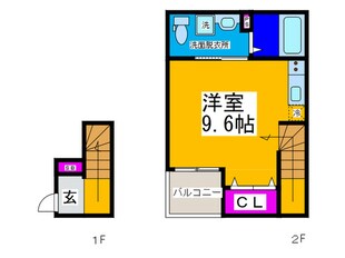 西野ハイツの物件間取画像